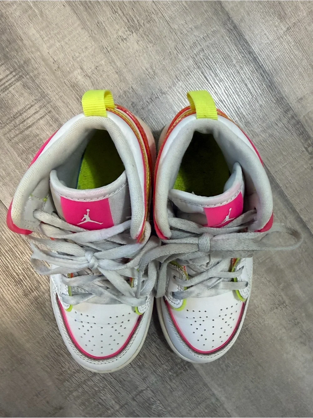 Nike Toddler Shoes Lot Size 11C – Air Jordan 1 Mid Neon & Air Force 1  Sneakers